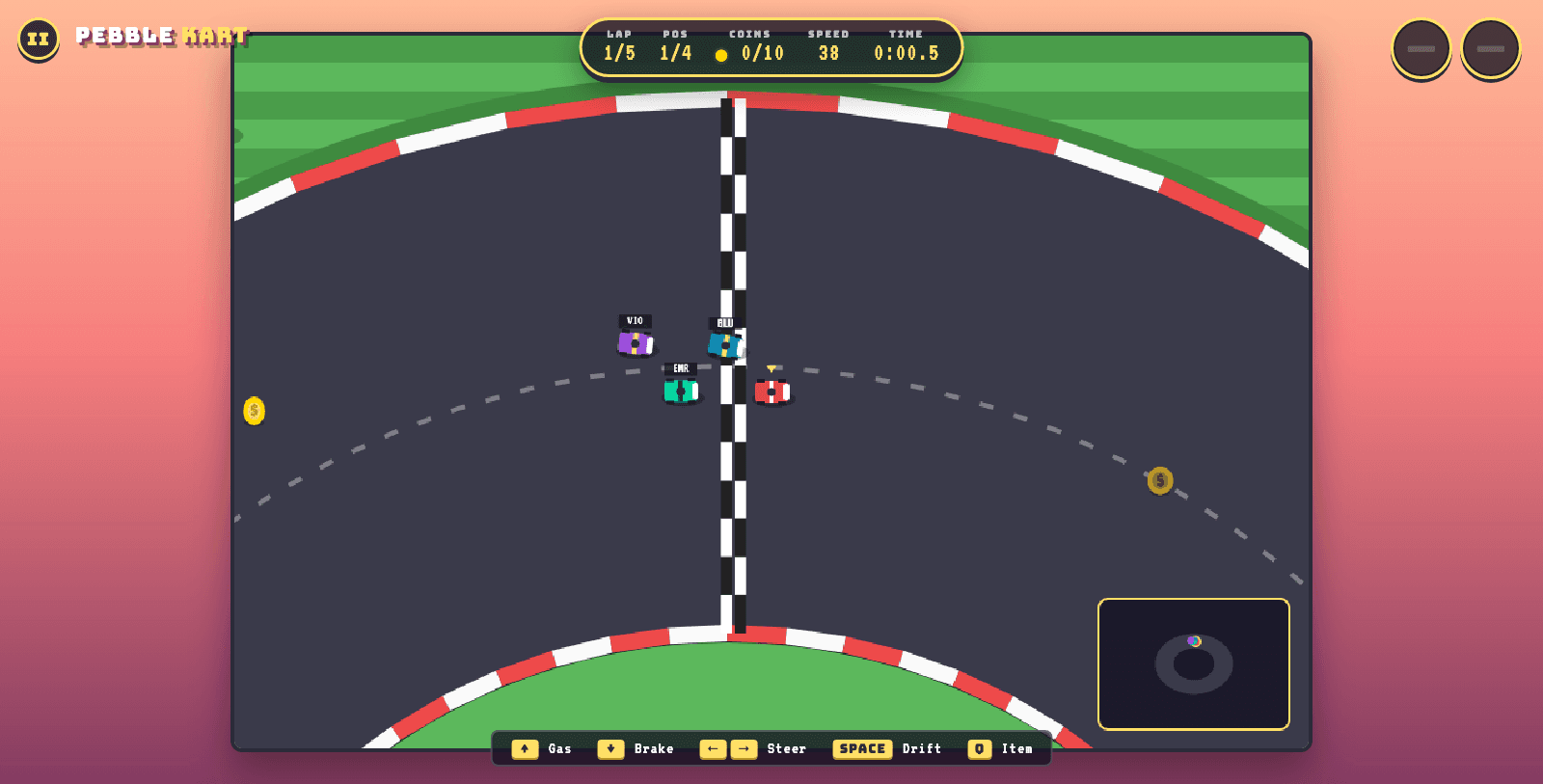 Pebble Kart screenshot 1 of 3