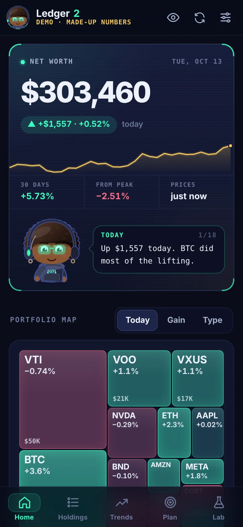 Portfolio Ledger screenshot 1 of 3