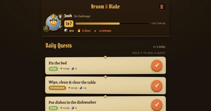 Broom & Blade screenshot