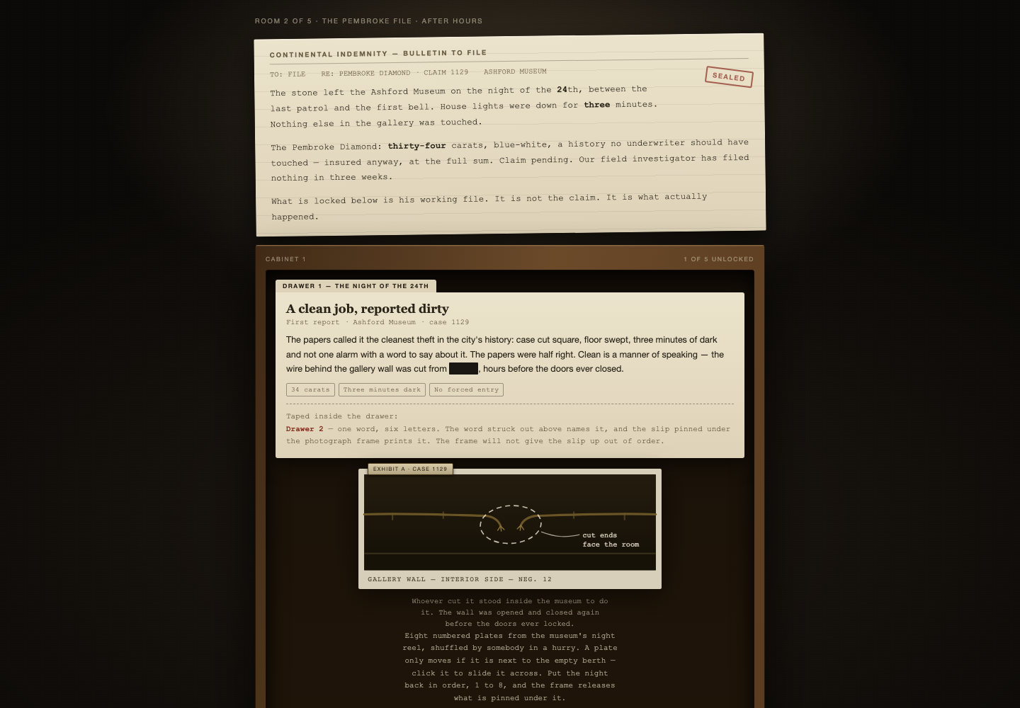 The Pembroke File screenshot