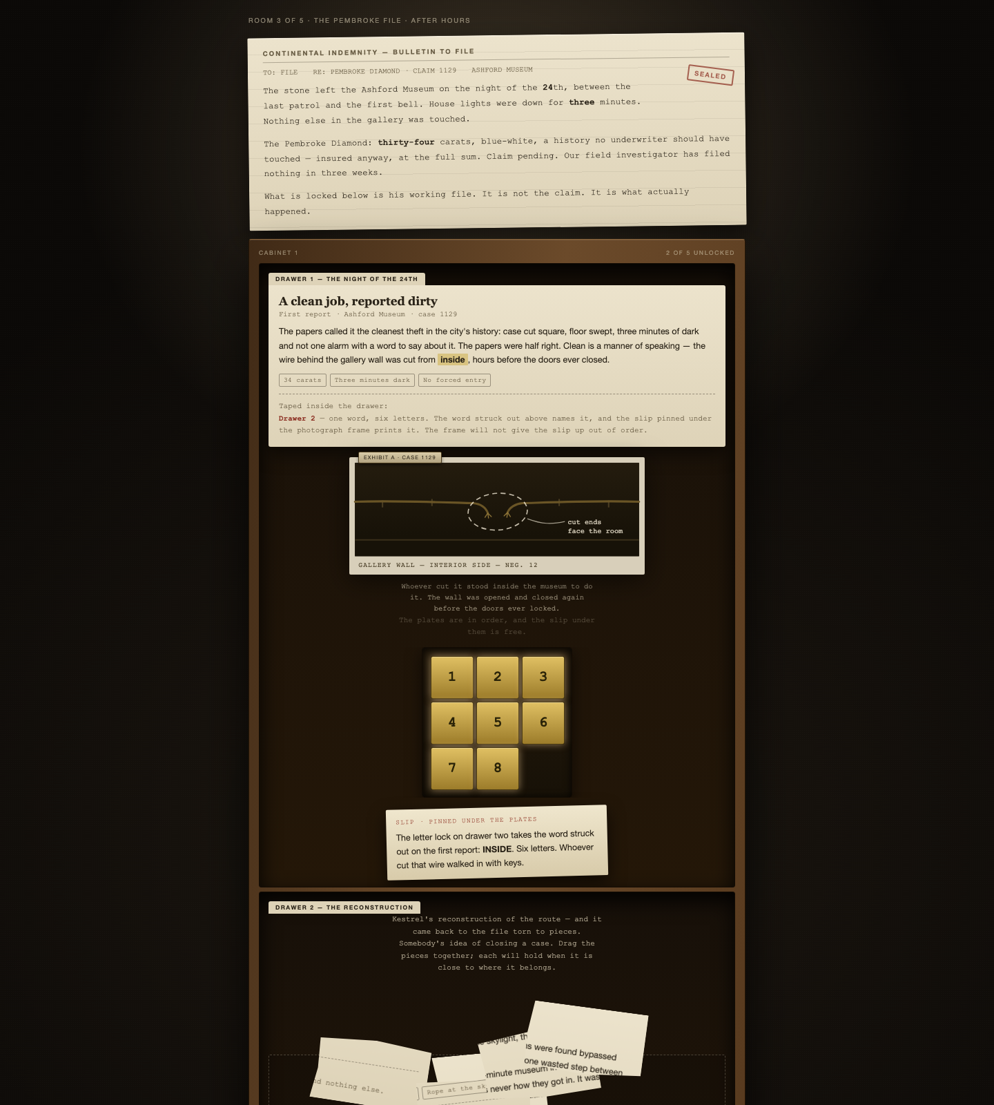 The Pembroke File screenshot