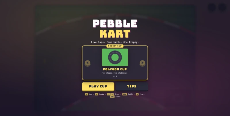 Pebble Kart screenshot