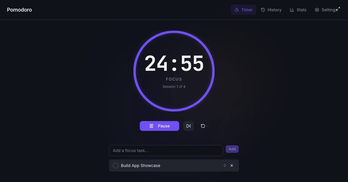 Pomodoro Timer screenshot
