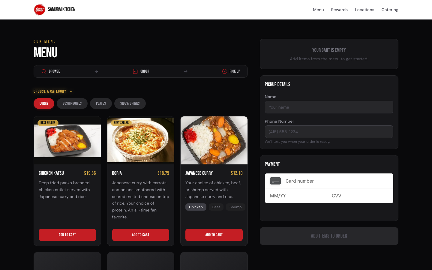 Samurai Kitchen screenshot